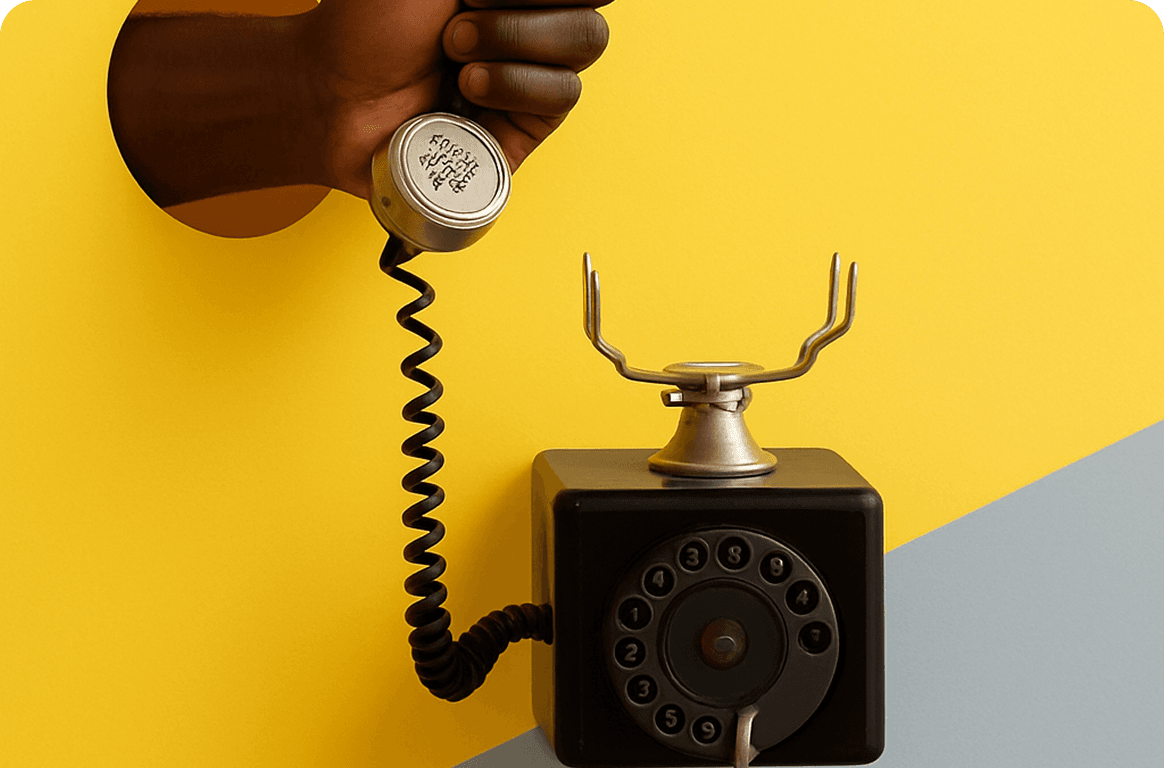 Classical banking building with columns